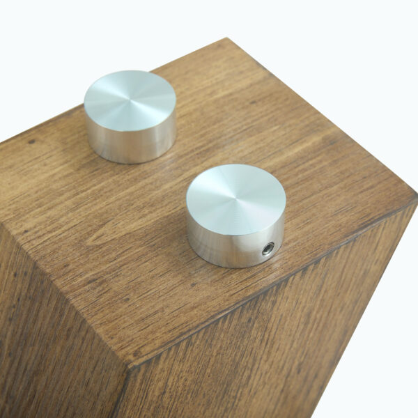 3310a149ff924ab3997ed61186d6965d_53afc55e01f1d432e2095ed47b5295af A modern minimalist style coffee table. Transparent tempered glass tabletop with wooden MDF columns. Suitable for living room and dining room. CT-V