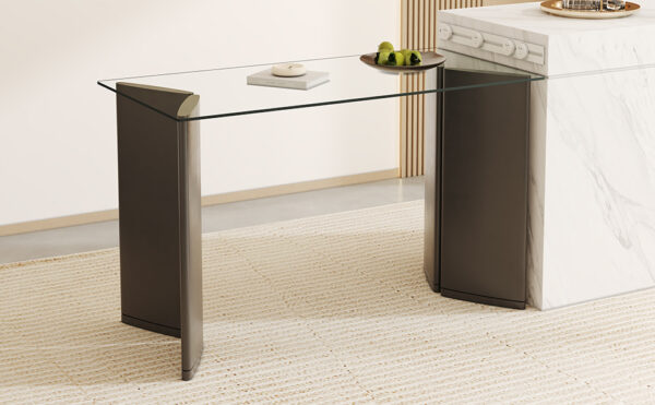 337d93c085204038aff111197b8afd09_2d77729d01174813fb35566cd6c6765b ONLY Separate Glass Tabletop.24*48 inch Rectangular heat-resistant Transparent Tempered glass Tabletop.Suitable for various occasions such as kitchens and restaurants.Transparent,24*48*0.31 inch.