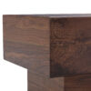 Modern Simple Walnut Colored Texture Sticker MDF Coffee Table - 43.3"x21.6"x17.2" Practical Model.Making it an ideal addition to any living room or apartment.