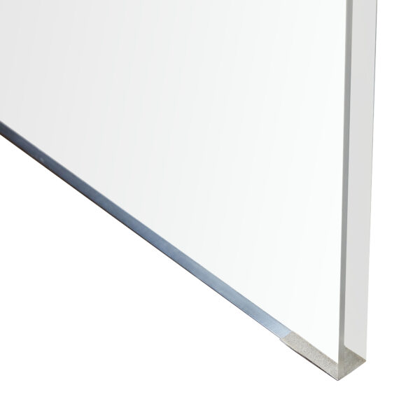 A modern minimalist wooden table with acrylic legs and rectangular tables. Computer desk. Dining table. Suitable for restaurants, living rooms, and kitchens. F-1298