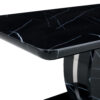 Modern minimalist black MDF pattern sticker pattern MDF rectangular coffee table. Add a peaceful and comfortable atmosphere to your home. MDF coffee table, black MDF pattern sticker, side table.