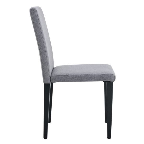 3663fd58ce334ed28317e0ad9bb68de7_51314a3e1fd9ad18fcfeaad85a4b40dc Four Light Gray Linen-Cotton dining chairs, simple and versatile, comfortable and accompanied. Exquisite and versatile dining chairs unlock a comfortable new experience.(Set of 4)