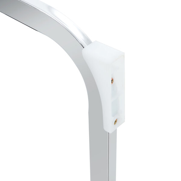 37c3a6deba2a48368d396b6991e1c266_9dba25ca67cb586f5a7e5ae31cee995c Table and chair set.Hourglass-Shaped Stable Small Round Table -31.9" * 31.9" With 2 Soft and Comfortable Dark Gray PU Chair With Arched Metal Silver Leg.Create Your Exclusive Low-Key Luxury Space.