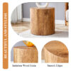 The cylindrical table with its patterned design can be easily integrated into a variety of interior styles, from coffee tables to small dining tables, workbenches or makeshift writing desks.