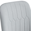 Modern dining chairs are equipped with light gray PU artificial leather backrest cushions and black metal legs, suitable for restaurants,kitchens,and bedrooms.Set of 4pieces (light gray+PU)W1151118943