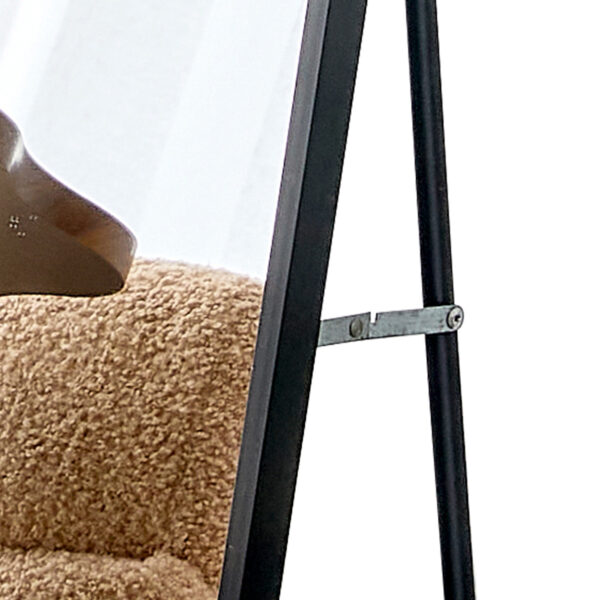 38dd6e0bb77948daaa9c2c5e59d17a08_fba94f2aeb89a1feef366295fea034e5 The 4st generation aluminum alloy metal frame wall mounted full body mirror, bathroom makeup mirror, bedroom, decorative mirror, clothing store, floor mounted large mirror, black 63 "* 20"W1151127265