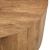 The cylindrical table with its patterned design can be easily integrated into a variety of interior styles, from coffee tables to small dining tables, workbenches or makeshift writing desks.