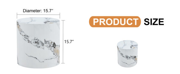 3a557dfd830c4d64abcb990544292eff_ecf98847630db2acca48877f65c9a86c The cylindrical table with its patterned design can be easily integrated into a variety of interior styles, from coffee tables to small dining tables, workbenches or makeshift writing desks.