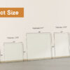 ONLY Separate Glass Tabletop.24*48 inch Rectangular heat-resistant Transparent Tempered glass Tabletop.Suitable for various occasions such as kitchens and restaurants.Transparent,24*48*0.31 inch.