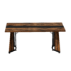 70.9"Rectangular Large Dining Table, Waterproof Large Desk for 8 People, Deluxe Family Dining Table with Adjustable Legs for Kitchen,Living Room,Office, Rustic Brown,70.9''W x 35.4''D x 30.3''H