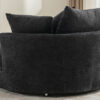 Orisfur. 360° Swivel Accent Barrel Chair with Storage Ottoman & 4 Pillows, Modern Chenille Leisure Chair Round Accent for Living Room, Gray