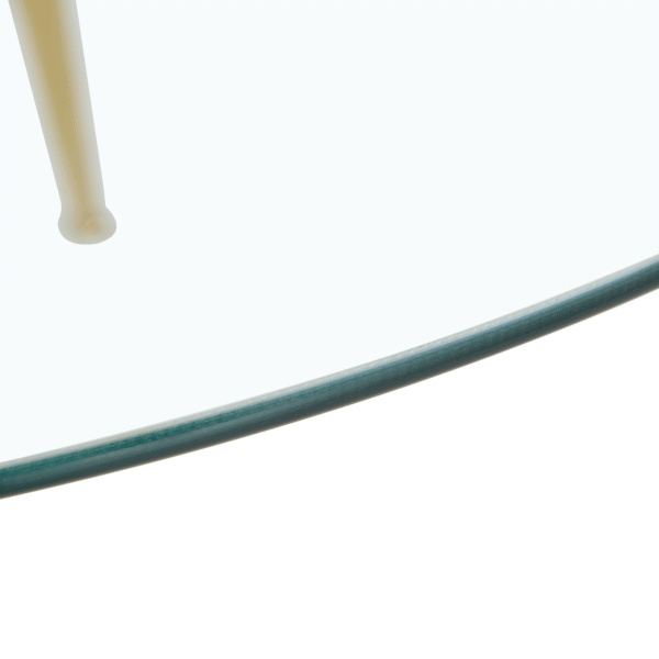 3e415dcdeb8d49c39f3637a1f9d51f51_882d2ca5d3ecb534e53bf66490035a6c Round dining table with glass top, gilded metal legs, exquisite living, starting from the details, the gold legs show an extraordinary texture, which is the finishing touch to your home