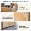 Modern minimalist storage cabinet, Japanese rattan shoe cabinet, bed top cabinet, small home furniture. Suitable for corridors and living rooms.    W115170127