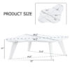 Modern minimalist white imitation marble tabletop coffee table. Solid wood spray painted desk legs, cloud shape to give you a new experience, computer desk. Suitable for dining and living rooms.