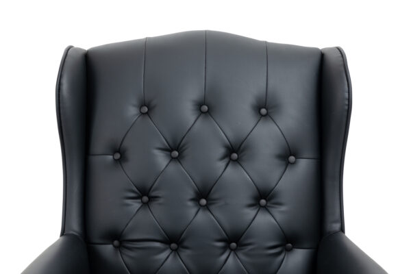 3ff0e51732c64387b0fe02272094e578_20220927_2e67d4aad29fc609dd27ac5d04351ee7 Executive Office Chair - High Back Reclining Comfortable Desk Chair - Ergonomic Design - Thick Padded Seat and Backrest - PU Leather Desk Chair with Smooth Glide Caster Wheels, 1 Pack Black