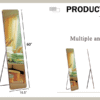 The 4th generation floor standing full-length mirror. wall mirror, bathroom makeup mirror, bedroom foyer, clothing store, wall mounted. 60 "* 16.5"