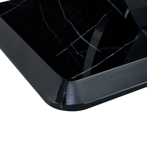 4105b3dda9304b74ae74f6bffea8782b_0673f20bcd49d3fc076cd39e2f2a753a Modern minimalist black MDF pattern sticker pattern MDF rectangular coffee table. Add a peaceful and comfortable atmosphere to your home. MDF coffee table, black MDF pattern sticker, side table.