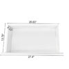 6 Drawer  Double Dresser for Bedroom Living Room Hallway,white