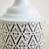 Floor Metal Vases Decorated White Metal vases Set of 3 gorgeous home decoration large glazed metal vases 24in/28.7in/33.5in height