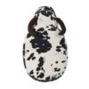 Black and White Cow-Shaped Ottoman, Modern Ottoman, Modern Accent Stool Home Decor, Suitable for Living Room, Bedroom, Porch, Garden, Backyard, Balcony