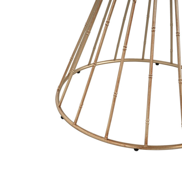 44045346bba343839bb4f70a318485f4_772dcbc3e9b9695159c222912cf47e17 HOLLOW EDGE RETRO ART PINE SIDE TABLE, ANTIQUE GOLD + NATURAL COLOR