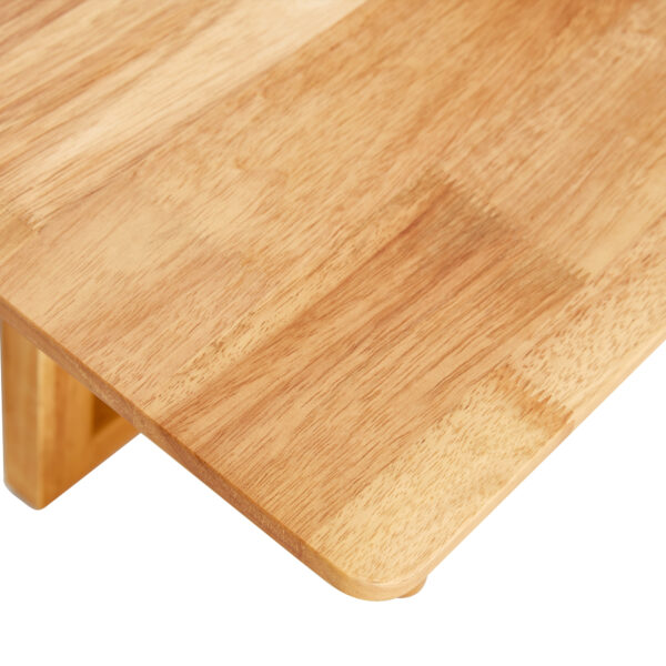 Chinese style log wind Imitation rattan tea table rectangular solid wood coffee  table small family living room tea table