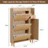 Modern minimalist storage cabinet, Japanese rattan shoe cabinet, bed top cabinet, small home furniture. Suitable for corridors and living rooms.    W115170127