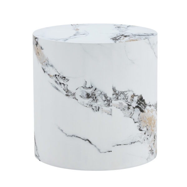 479d571b04d247c0a022cc82cb236e51_906d65de0cdc9a08fbcc8f62795d7318 The cylindrical table with its patterned design can be easily integrated into a variety of interior styles, from coffee tables to small dining tables, workbenches or makeshift writing desks.