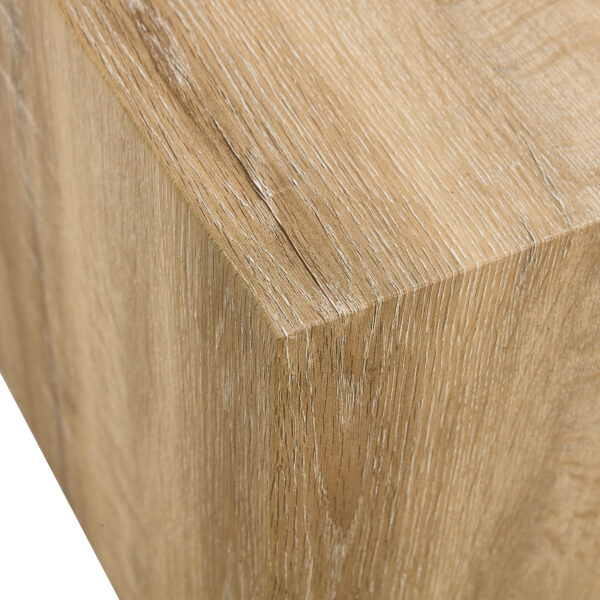 47bafd3e968f4b7ea81a5c78284a3b0e_6104f2d4abd39a1ab53045facecb34d1 Elevate your living space with this modern MDF coffee table that showcases smooth, light wood color texture patterns. It is characterized by stylish design.12*12*19.6,W1151P188001