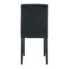 Four black PU dining chairs, simple and versatile, comfortable and accompanied. The exquisite and multifunctional dining chair has opened up a comfortable new experience. (4-piece set)