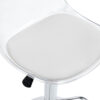 Modern minimalist bar chairs and bar stools. Can rotate 360 ° and adjust lifting. PET backrest and PU seats. Set of 2. Suitable for bars, restaurants, and front desk cashiers. W1151P172644