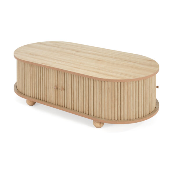 4a0ec8f3544442e6aef99318c71eab02_98c414251b7b5e029ea515d64c830bde MDF ELEGANT LONG OVAL STORAGE SIDE TABLE WITH RETRO CHARM, NATURAL COLOR