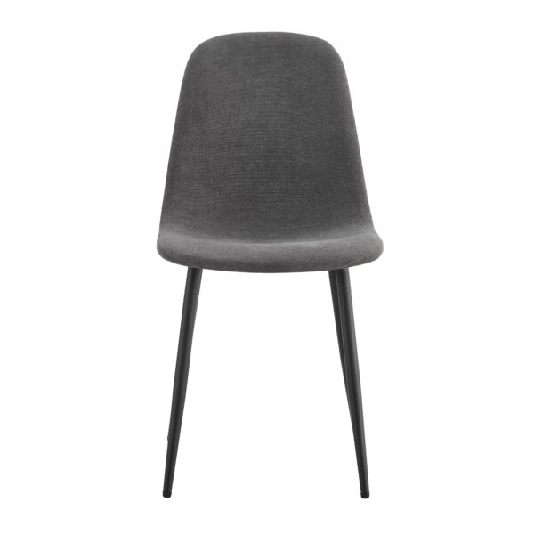 4b094970cc26496dbc33ffcadf784726_8f692ffdc1e36ff2ee3dd226ae02ac9f Comfortable Linen-Cotton Dining Chair Set - Six Pieces in Dark Gray.Integrated Seat and Backrest,Linen-Cotton Material,Modern Home Matching.W1151124300