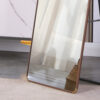 The 4th generation floor standing full-length mirror. wall mirror, bathroom makeup mirror, bedroom foyer. Elegant Flower Pear Color Full-Length Mirror - Aluminum Alloy Frame Design. 60*16.5"