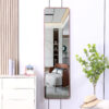 The 4th generation floor standing full-length mirror. wall mirror, bathroom makeup mirror, bedroom foyer, clothing store, wall mounted. 60 "* 16.5"