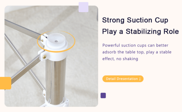 4beb6f07cd984b84980b3af0c0935e03_7d3786d19cab777318486e562efb1adf Only Table Leg.Simple Silver Stainless Steel Folding Table Frame - Multifunctional, Space-Saving.Folding Table Frame,Silver Stainless Steel Material,5.5*5.5*28.7~26.3*26.3*28.7 Inch.