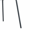 Luxury Minimalist Chairs - A set of 4 high quality dining chairs with black metal legs. The integral metal leg structure is suitable for various interior decoration styles.