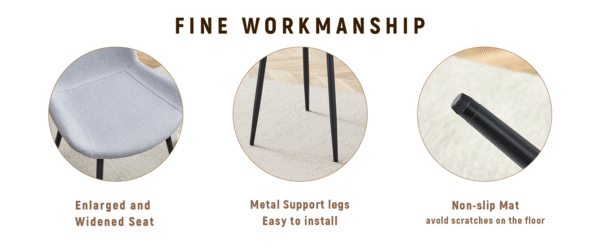 Table and chair set.71*35.4 inch Wooden And Black Spliced Dining Table With Storage Function In The Middle Of The Table Legs.Paired With 8 Light Gray Linen Dining Chairs With Curved Widened Cushion.