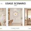 Fourth generation black solid wood frame full-length mirror, dressing mirror, bedroom porch, decorative mirror, clothing store, floor standing large mirror, wall mounted. 71 "* 31.4"