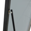 Fourth generation black solid wood frame full-length mirror, dressing mirror, bedroom porch, decorative mirror, clothing store, floor standing large mirror, wall mounted. 71 "* 31.4"
