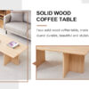 A modern and practical wood colored coffee table. The coffee table is made of medium density fiberboard material and is suitable for living rooms, bedrooms, and study rooms. CT-2O