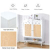 Modern minimalist storage cabinet, rattan shoe cabinet, bed top cabinet. Beautiful shape, suitable for corridors and living rooms.