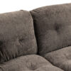 Two-seat Sectional Sofa Modular Deep Seat Sofa Couch Chenille Sofa Sleeper Comfy Upholstered Furniture for Living Room Apartment Studio Office-Gray