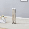 Only Table Leg.Simple Silver Stainless Steel Folding Table Frame - Multifunctional, Space-Saving.Folding Table Frame,Silver Stainless Steel Material,5.5*5.5*28.7~26.3*26.3*28.7 Inch.