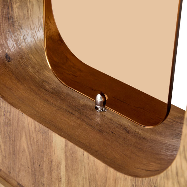 5471b45eb12d4017938bc80b587be274_fdbab3dd94349e9128f333649a048f02 64.5 x 35.4 Inch Stylish Wood Color Textured Dining Table, Perfectly Blending Simplicity And Transparency. Made of MDF Material With Wood Grain Stickers, It Exudes A Strong Sense Of Fashion.