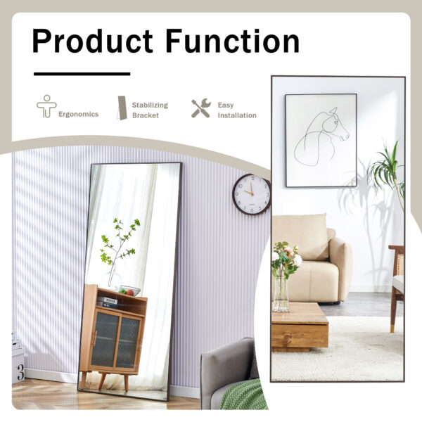554a39b3eddf4ef7bb3bc53e54e586bf_20240315_f74891042d6da078e5cc485ab0a76514 Fourth generation solid wood frame long mirror, dressing mirror, bedroom foyer, decorative mirror, clothing store, floor to ceiling mirror, wall mounted. 71 "* 31.4"
