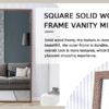 Fourth generation solid wood frame full-length mirror, dressing mirror, bedroom porch, decorative mirror, clothing store, floor standing large mirror, wall mounted. 71 "* 31.5"