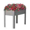 Raised Garden Bed with Legs, Elevated Wooden Planter Box for Outdoor Plants Flowers Fruits Vegetable Herb Growing