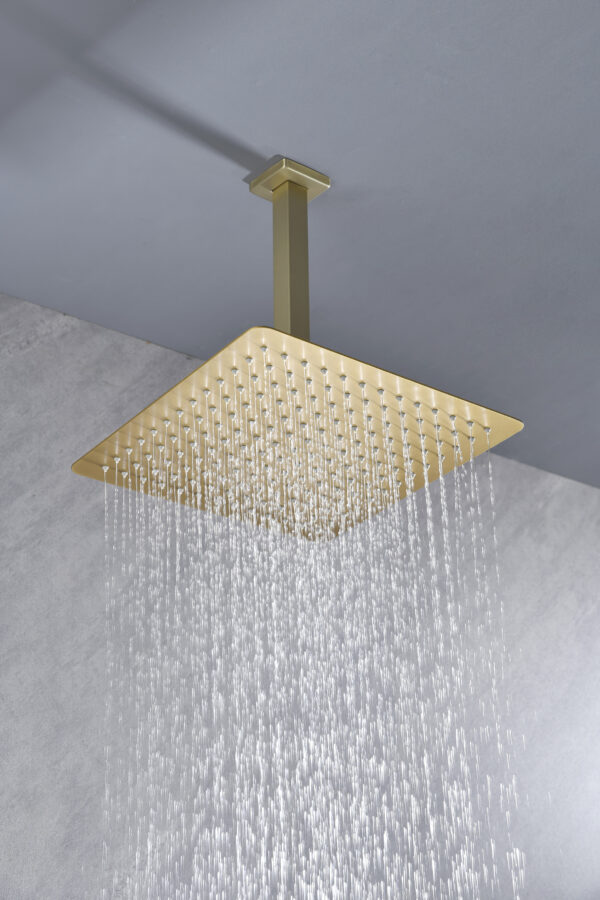 Rain Shower Head High Pressure Rainfall Showerhead Water Saving