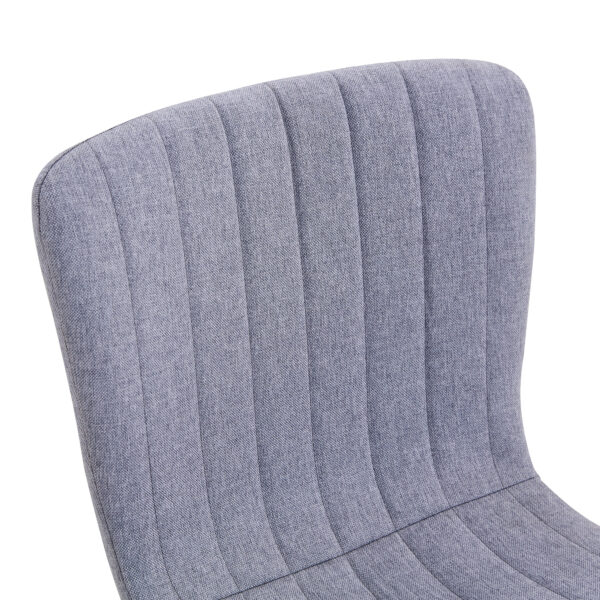 58570c05519b4575984d12f72350ba8f_efeb03a098571f9331724bda3d2f64a2 Table and chair set.A Modern Minimalist Circular Dining Table With A Diameter Of 33.3 Inches.Paired With 4 High Quality Light Gray Dining Chairs Made Of Linen Fabric.Iron pipe spraying Legs.